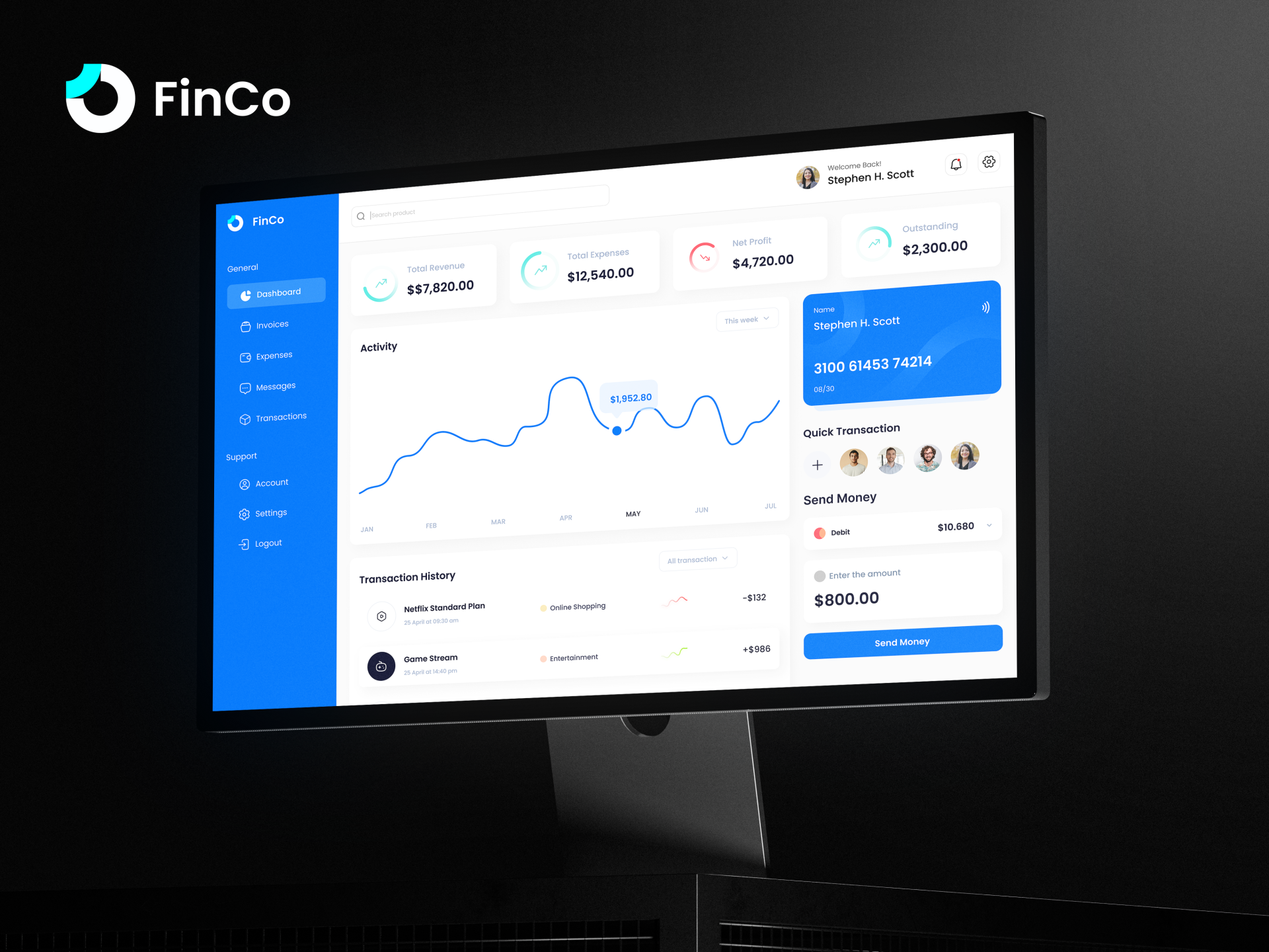 FinCo – Digital E-Wallet Platform